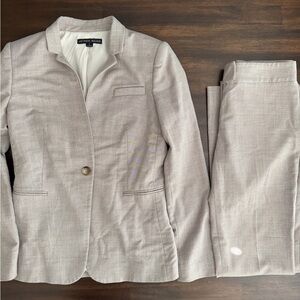 Women’s Tan Suit Jacket & Pant